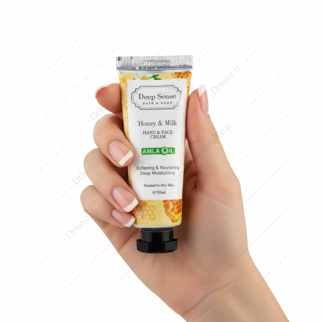 کرم مرطوب کننده شیر و عسل دیپ سنس 30 میلی‌لیتر